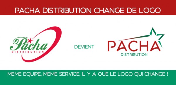 Pacha Distribution change de logo